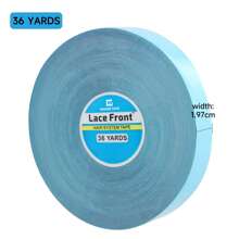 36码/卷接发系统胶带，无光泽粘合双面蕾丝前假发胶带，可替换胶带