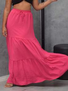 3 Maria Skirt With Lining - 粉色 - 查看 1