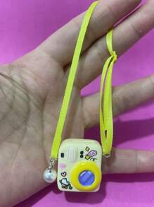 1pc (Excluding Dolls) Of Simulated Mini Macaron Camera Pendant Models, Creative And Fun Dolls, Clothing Accessories, OB11 Accessories, Creative Pendants, Keychains, Pendants, Bags, Accessories, Christmas Gifts, Halloween Gifts, Various Party Gifts