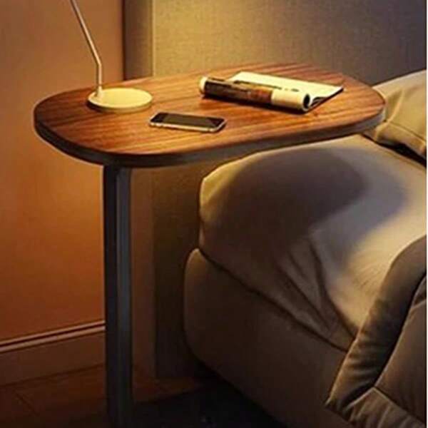 Portability Household Compact Tea Table C Shaped Side Table Modern Light Luxury Style Small Coffee Table Living Room