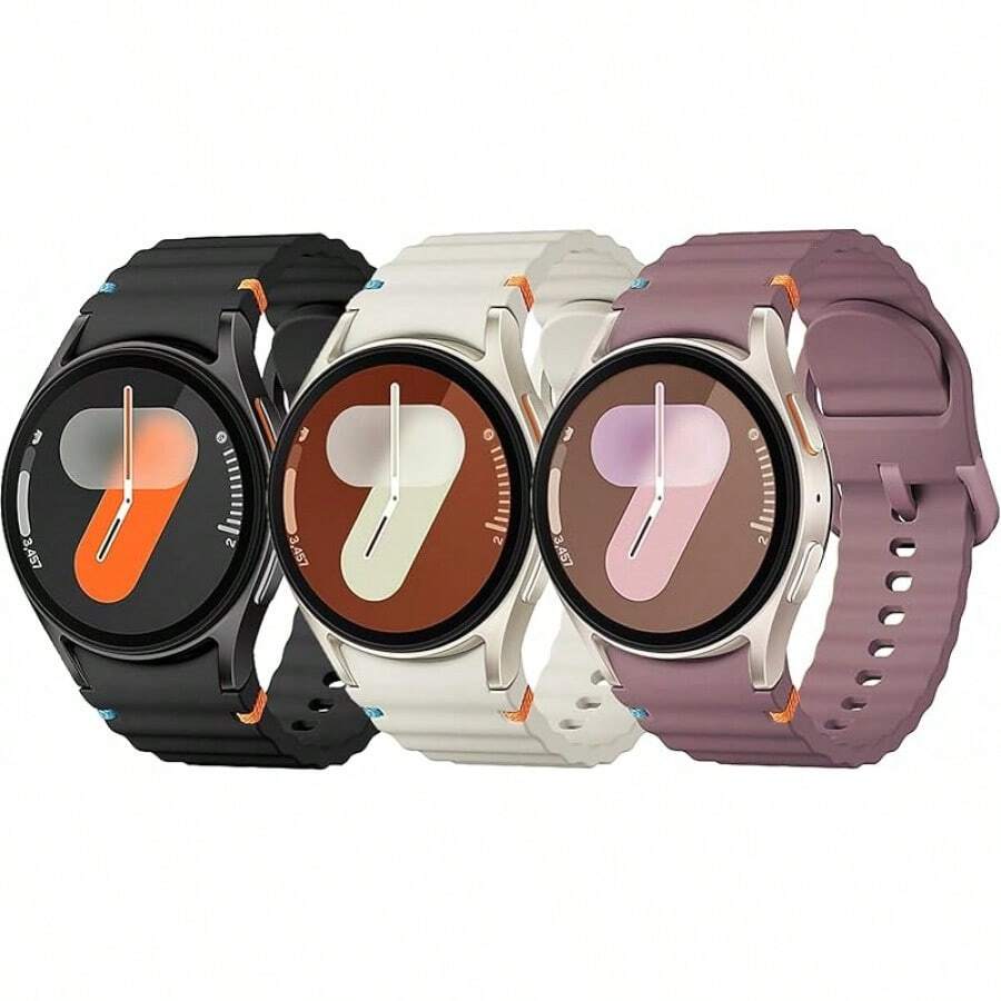 Smart Watch Strap - 12-black/Starlight/Smoky Purple - View 1