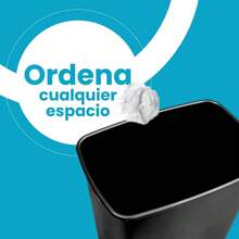Plastic Trash Can For Outdoor And Indoor Use - 黑色 - 查看 5