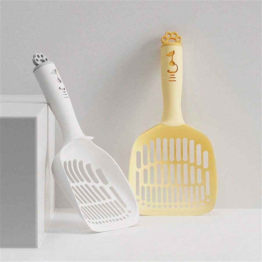 3-In-1 Cat Litter Scoop With Fine Mesh, Litter Box Scooper For Clumping Litter, Cat Poop Scooper - Multicolor - View 1