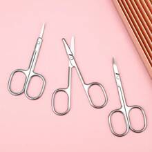 Stainless Steel Eyebrow Trimmer Eyebrow Eyelash Nose Hair Trimmer Round Tip Pointed Nose Hair Trimmer Small Scissors For Men And Women