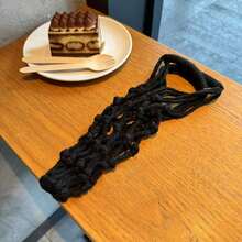 1PC Water Cup Net Bag, Hand-Woven Portable Handbag, Milk Tea And Coffee Cup, Water Cup Cover, Travel Cup Cover - Multicolor - View 9