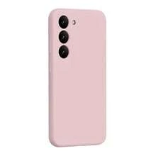 纯色粉色液态硅胶 Galaxy A56 A36 A26 A16 A06 5G 360° 全方位保护 TPU 背壳液态硅胶手机壳，适用于 Galaxy S25 S24 S23 S22 S21 Ultra FE 国际版（非国内版），复活节春季礼物 - 粉色 - 查看 11