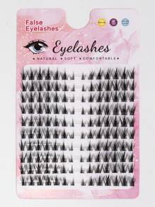 晨妮馨海 5-13mm，10排140簇，大容量假睫毛，仙女必备。单簇假睫毛，卷翘自然，交叉逼真。专业睫毛延长工具，眼妆工具，全假睫毛。睫毛簇，睫毛簇，单根睫毛，睫毛，假睫毛