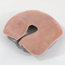 HMQ beauty Heated Massage Desk Cradle Cover Salon Massage Bed Hole Towel Spa U-Shaped Facial Pillow Headrest Cushion Relax Chair SPA Facial Rest Cover