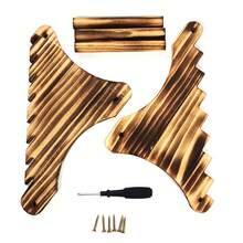 1 pieza Soporte de exhibición de cuchillos de madera, organizador de almacenamiento y exhibición de escritorio para cuchillos de fruta y herramientas de cocina en el hogar