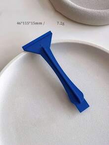 2pcs Transparent Nail Stamping Plates With Scraper - French Nail Jelly Silicone Stamp - Transparent Stamping Head With Scraper, Transfer Tool, Manicure Kit - Nail Stamping Tool Set - Easy To Use And Durable