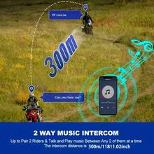 1pc Motorcycle Helmet Headphones 1000mAh Long Battery Life HiFi Stereo Intelligent Noise Reduction Voice Control Music All-In-One Riding Ultimate Set, Suitable For Riders Motorcycle Half Helmet Or Full Helmet Accessories - Black - View 5