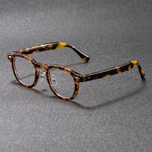 复古风 TR90 镜框眼镜，配醋酸纤维镜腿 - 经典时尚光学眼镜，适合户外、旅行和街头风格 - K39927 - 查看 6