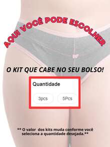 Kit Calcinhas Plus Size Cós Alto Pós Parto Microfibra - Ana Plus