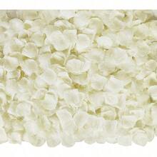 Attmu 3200 Pcs Artificial Rose Petals Valentines Day Decorations For The Home, Fake Rose Flower Petals For Wedding, Party (Ivory)