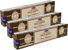 Satya Nag Champa Palo Santo Incense Sticks 15gmx3 Pack (45 GMS) - Black - View 1