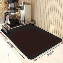 Kitchen * Restaurant * Water Absorbent Anti Slip Mat, Kitchen Sink And Dish Drain Mat, Soft Diatomaceous Earth Plate Drying Mat, Kitchen Counter Anti Slip Drainage Mat, High-Quality Coffee Machine Mat, Easy To Clean, Food Contact Safety, Durable - Multicolor - View 2