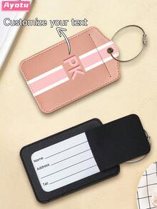 Customized Luggage Tag, Fashionable And Lightweight Luggage Tag For Travel Groups, Luggage Identification Tag, Airline Boarding Pass, Corporate Team Building Travel Identification Card, Luggage Tag, Backpack, Handbag And Schoolbag Nameplate, Summer And Winter Travel Accessories, Pet ID Tag, Travel Essentials Travel Storage Bag, Automotive Decor, Family And Friend Travel Gifts,New Year Glamour - Multicolor - View 6