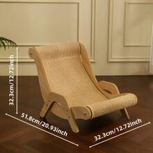 1pc, Pet Cat Scratching Post, Cat Resting Chair, No Shedding, Wear-Resistant Integrated Pet Sofa, Claw File, Extra-Large Cat Paw Pad, Detachable Washable Cat Furniture, Cat Bed.