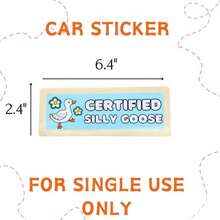 YJ PREMIUMS 10PC Funny Car Bumper Stickers |   Waterproof Auto Bumpers Sticker Decals For Cars Fun Cute Joke Hilarious Gag Humor Im Sorry Let Me Merge Honk Certified Silly Goose For Adults Gifts - 1 - 查看 2
