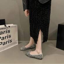 Zapatos planos de alto valor facial en primavera y verano, suelas suaves femeninas no están cansadas, pies Fairy Wind zapatos individuales, Bailarinas de mujer - Plateado - Ver 5