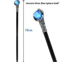 魔法变身服装道具 - 户外角色扮演权杖 - 埃及法老蛇头权杖 - 学校服装国王巫师粗魔杖 - 圣诞节 - 生日礼物