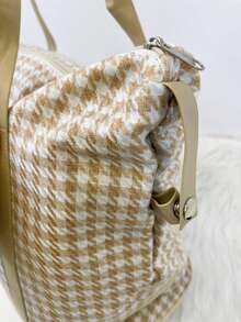 Large Capacity Lightweight Waterproof Travel Tote Bag, Can Be Expanded To Fit Suitcase, Convenient For University Students & Travelers