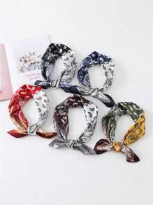 1pc European & American Outdoor Camouflage Bandana Headwear, Breathable Printed Sports Face Shield Scarf Hat