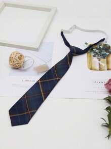1 Set Karierte Schulterkrawatte & 1 Stück Dekorative Fliege für Frauen für den Alltag