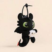 Universal Pictures Official Licensed Series - Cute Toothless 13cm Plush Hanging Ornament/Keychain/Backpack Hook, Sitting Soft Toy, Birthday Gift - Toothless Series Sheep Style - View 4