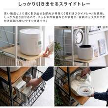 キッチンラック スリム キッチン 収納 棚 隙間収納 35cm幅 すき間収納 すきま収納 おしゃれ 隙間家具 省スペース  ナチュラル×ホワイト - ナチュラル*ホワイト - チェックする 6