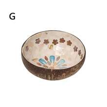 1pc Coconut Shell Candy Bowl Holder, Decorative Salad Bowl - Natural Coconut Shell Bowl Storage Bowl - Candy Container Nut Rack, School Supplies, Back To School - Brown - View 14