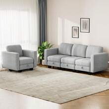 1+3 Seater (Light Gray)