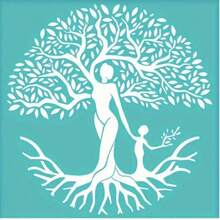 12x12 Inch Reusable Tree Of Life Stencil, Suitable For DIY Crafts, Scrapbooking And Wall Art - Durable Plastic Painting Template - one-size - View 4