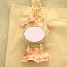 仅含一件连衣裙，不含娃娃，粉色格子裙套装，适合17厘米娃娃。 - 彩色 - 查看 7