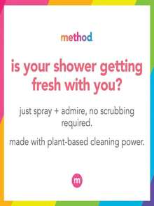 Method Daily Shower Cleaner Spray, Ylang Ylang, For Showers, Tile, Fixtures, Glass And Tubs, 28 Oz Spray Bottle (Pack Of 1)