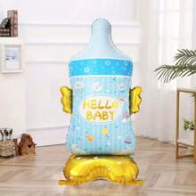 1pc, 61.2 Inch Oversized Milk Bottle Base, Birthday, Anniversary, Party Decoration, Creative Decor - 彩色 - 查看 4