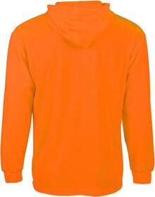 Hi Vis Safety Hoodie, High Visibility Shirts For Men, Long Sleeve, Construction Work Shirts With Sun Protective Hood - 安全黃 - 查看 9
