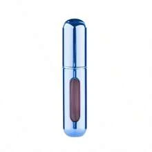 Atomizador de perfume recargable de 5ml - Envase portátil para rociar fragancias para viajes, regalos y uso en el hogar - Color rosa brillante