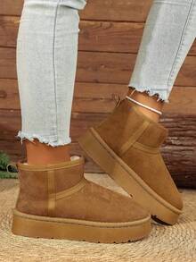 Zimowe, ocieplane buty Northern Mother w dużych rozmiarach, zagęszczone śniegiem, 2025, damskie, antypoślizgowe, krótkie buty, ultralekkie śniegowce