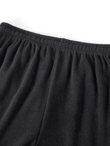 1 pezzo Pantaloni termici da uomo, pantaloni da casa con isolamento termico, pantaloni casual con vita elastica