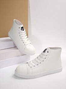 Women's Fashion Ins-Style Flat Short Boots, Lace-Up Casual Small White Shoes Suitable For Campus, Students, Daily Commute, Outdoor And Other Occasions, Versatile Casual Sneakers