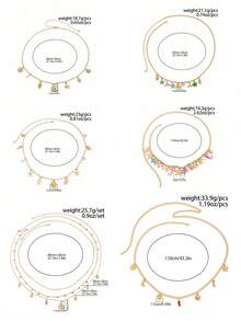 1pc Bohemian Style Ocean Beach Elements Starfish, Shell, Turtle, Seashell Pendant Tassel Waist Chain, Vintage Faux Pearl Pendant Sexy Body Chain, Suitable For Women's Daily Beach Holiday Decoration Jewelry - Yellow Gold - View 11