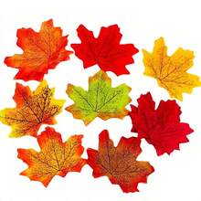 Outdoor Artificial Fall Flower, Uv Resistant Fake Plants, Faux Plastic Floral Orange Shrubs Hanging Flower Plant For Home Kitchen Balcony Garden Window Sill Fall Decoration