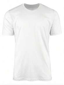 Camiseta Oversized Streetwear Algodão Camisa Estampada Dia dos Pais - Branco - Visão 2
