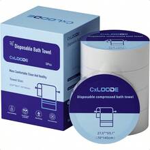 Disposable Bath Towels Large Compressed Towel Tablets Disposable Towels Portable Thick Paper Towel Reusable Suitable For Hiking Camping Sports Swimming And Traveling 55.1 X 27.5 Inches