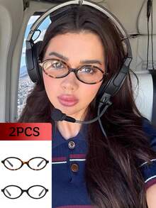 2PCS (leopard Print + Black)