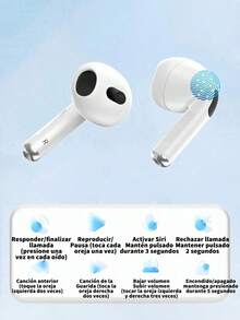 Pro5 Bluetooth Headphones Wireless Earbuds, Lossless Audio - Quality Guarantee, Bluetooth 5.3, Ultra-Long Battery Life Compatible With IOS/Android - White - View 7