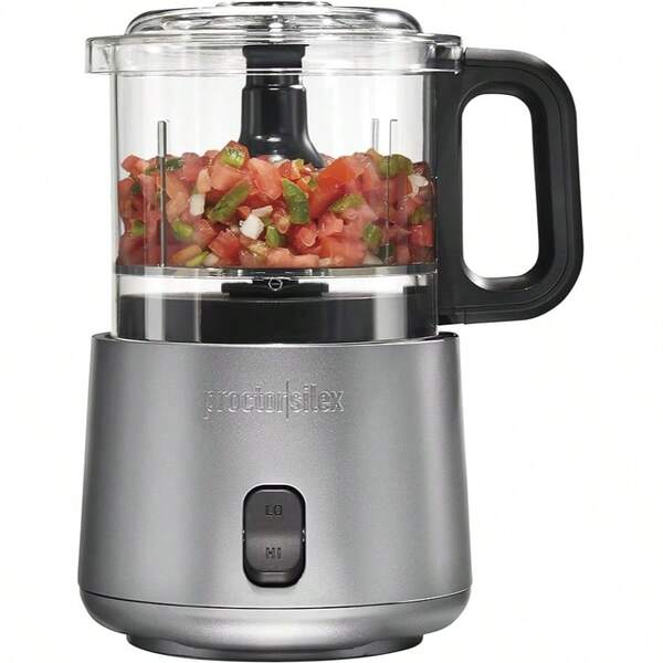Procesador De Alimentos Proctor sílex de 2 Velocidades y capacidad de 3,5 tazas, corta, tritura, hace puré, potencia de 350 watts
