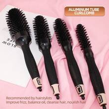 Gute Unisex Round Hair Brush For Curling (Inner Bounce/Waves/Bob) - Black ABS+Rubber+Nylon Anti-Static Hair Brush For Salon/Home Use, Back To School, Travel Holiday Essentials, Hair Accessories Brushes, Edge Brush Hair Comb, Comb Hair, Detangling Brush, Ball Brush, Mini Hair Brush Set, Wooden Comb, Hair Brush, Comb, Slick Back Brush, Hairbrush, Edge Brush Hair Brush, Detangling Brushes, Hair Tools, Hair Stuff, Hair Care, Curly Hair Brush, Barber, Hairdressing Equipment, Hairstyle, Hairdressing,Hair Brush,Slick Back Brush,Styling Brush,Curly Hair Brush,Edge Brush,Hair Comb,Brush Hair,Hair Brush Set,Comb Hair,Comb For Curls,Detangling Brush,Hair Brush For Women,Hair,Travel,Hair Products,Hair Tools,Hair Stuff,Barber,Barber Accessories,Barbershop,Hairdressing Equipment