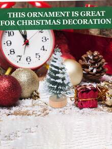 10 قطعة/مجموعة أشجار عيد الميلاد الصناعية الصغيرة، أشجار صنوبر صغيرة، ديكور طاولة المنزل، اكسسوارات ديكور السنة الجديدة، مشهد ثلجي صناعي أشجار صنوبر صغيرة DIY، ديكور الدمى المنزلية، ديكور منزلي واقعي لعيد الميلاد، ديكور غرفة الشتاء